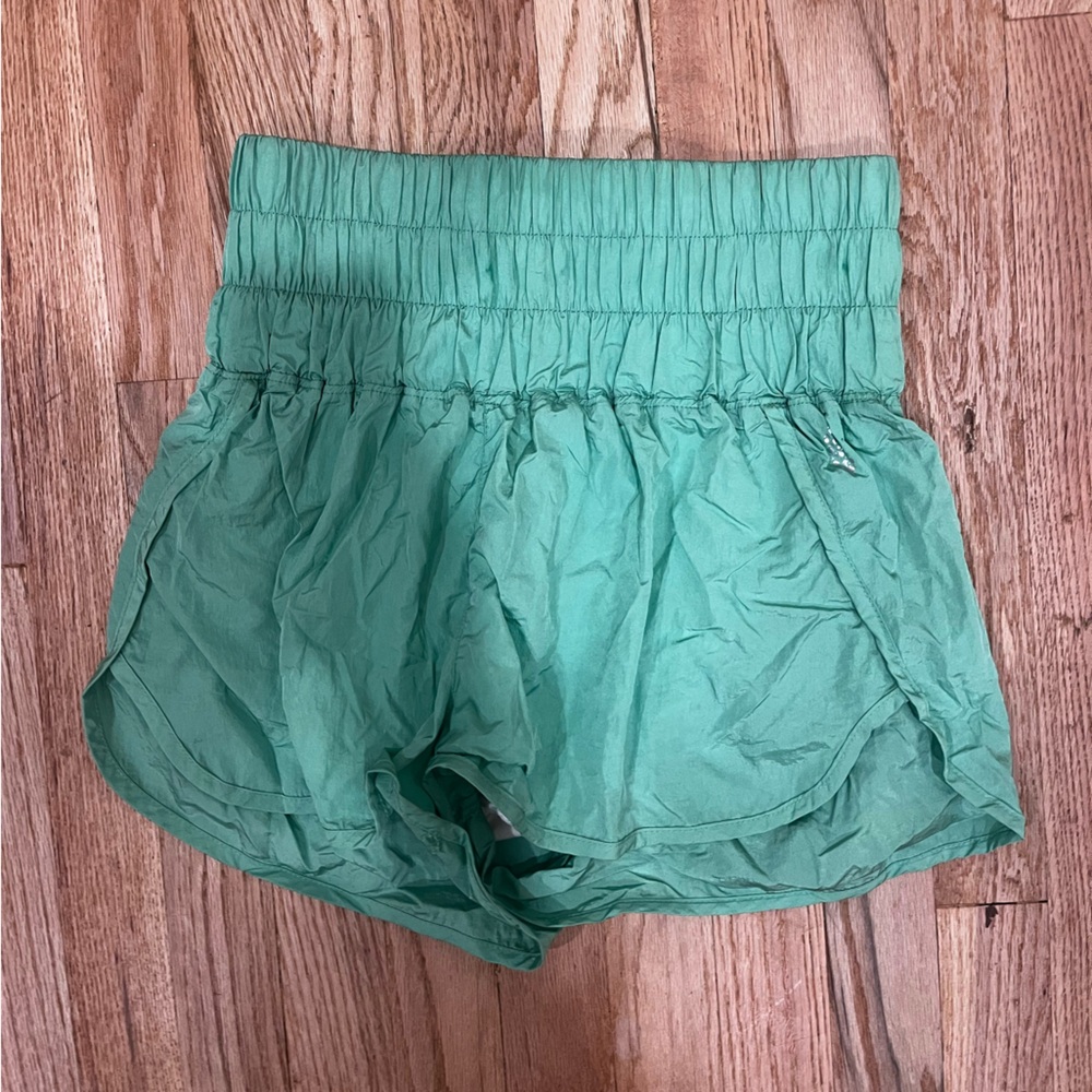 free people movement way home shorts green medium